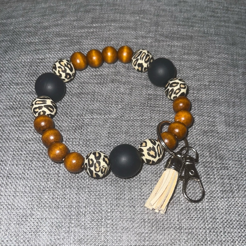 Handmade Wristlet Keychain